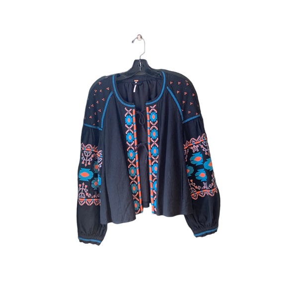Free People Embroidered Jacket/Shirt - Picture 2 of 4